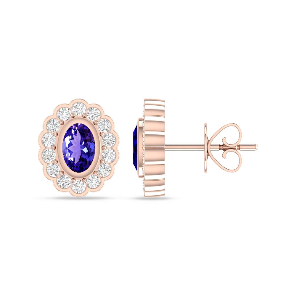 Rose Gold - Tanzanite
